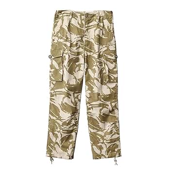 実物 イギリス軍 トロピカル コンバットパンツ デザートDPMカモ MILITARY 実物 USED イギリス軍トロピカル コンバットパンツ